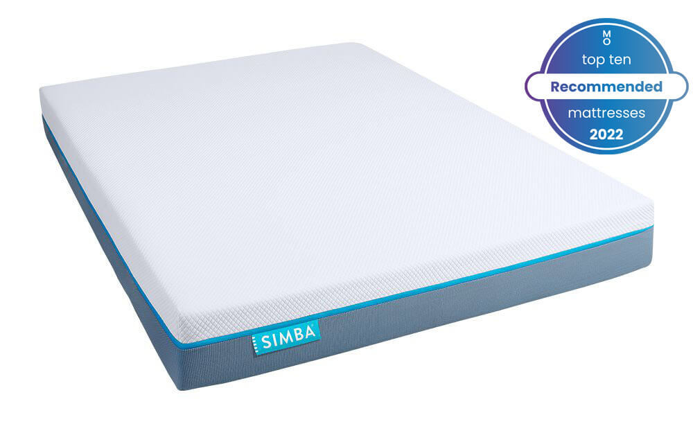 Simba Hybrid Essential 1500 Pocket Mattress on a whote background - one of our Top 10 Mattresses for 2022